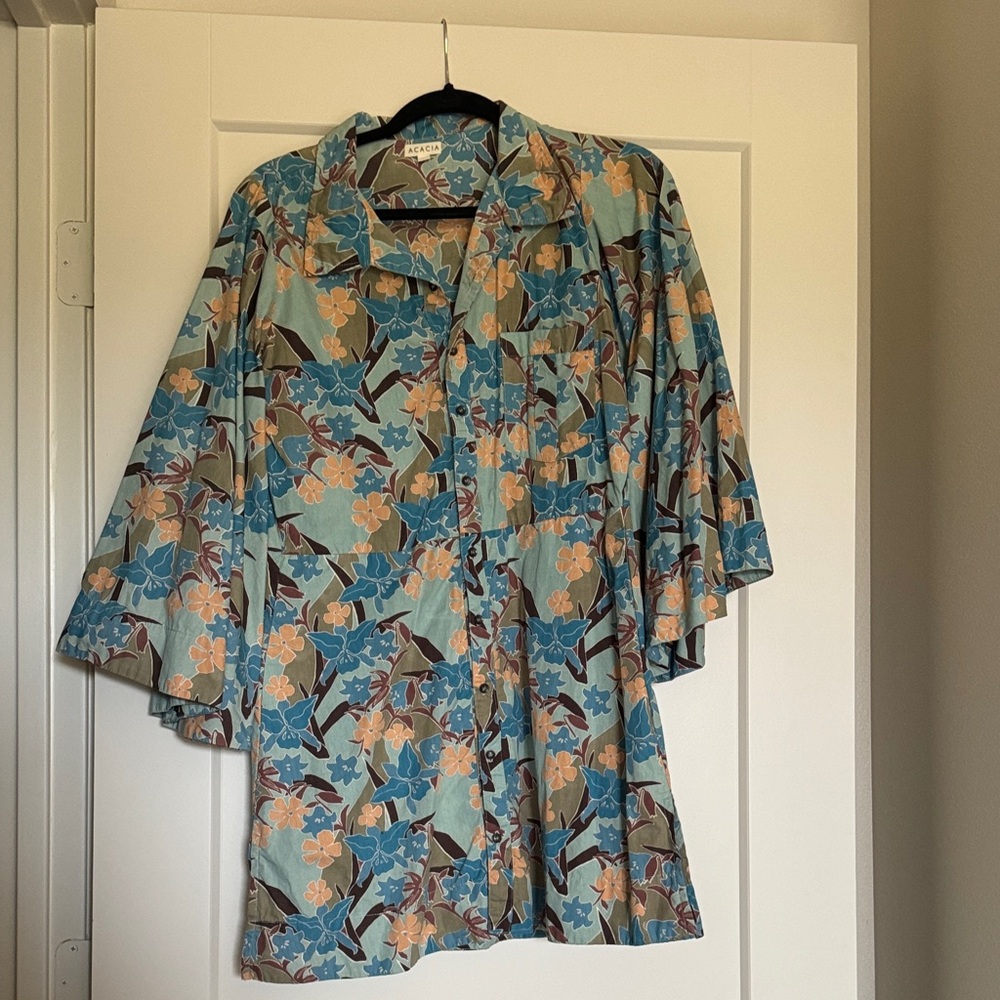 Acacia Harlow cotton long sleeve dress